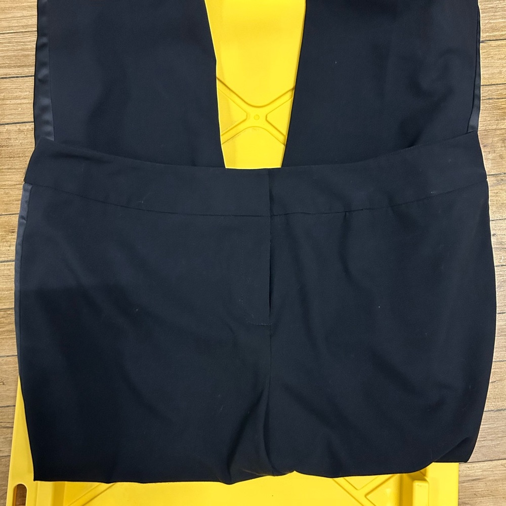 Women’s black tuxedo pants